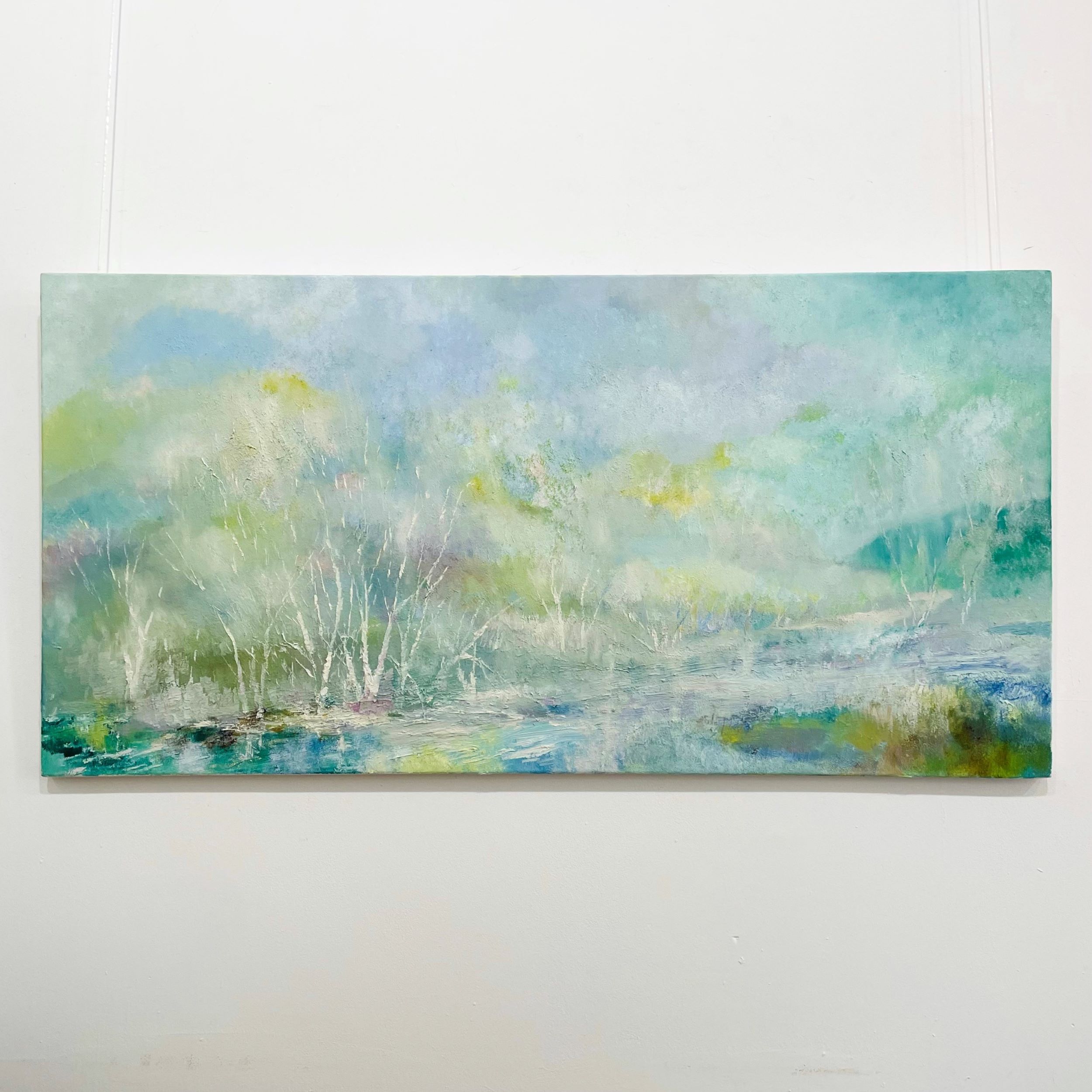 'Morning Light by Waterside' by artist John Gerard Anusas